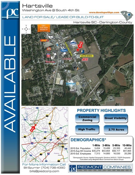 S 4th St, Hartsville, SC à vendre - Photo du bâtiment - Image 3 de 4