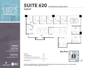 1875 Lawrence St, Denver, CO for lease Floor Plan- Image 2 of 7