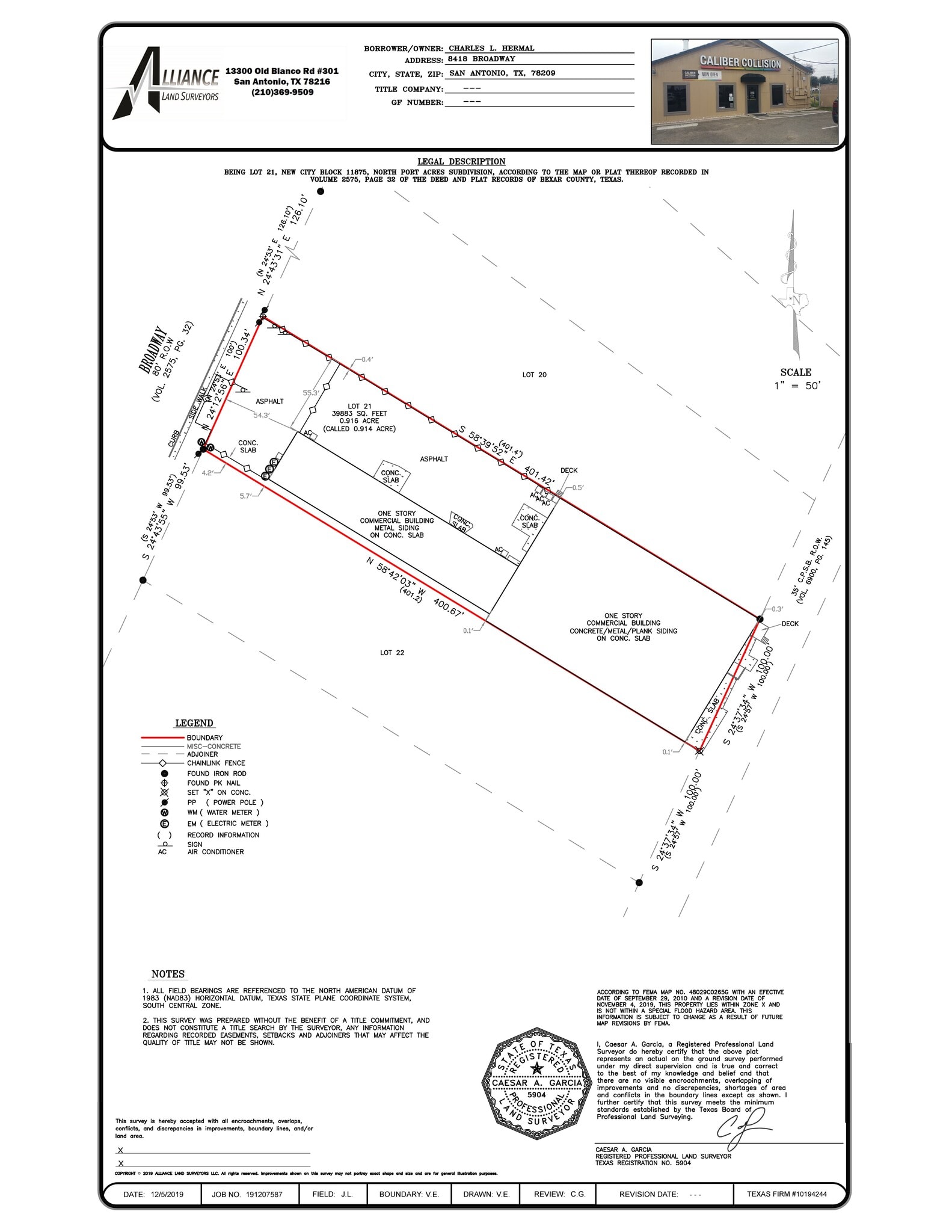 8418 Broadway St, San Antonio, TX for lease Site Plan- Image 1 of 1