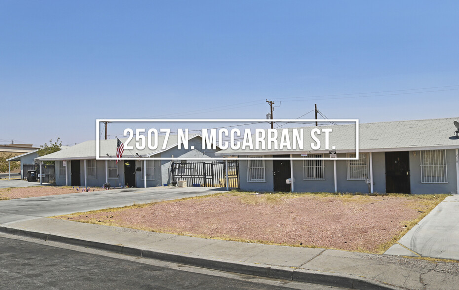 2507 McCarran St, North Las Vegas, NV à vendre - Photo du bâtiment - Image 1 de 1