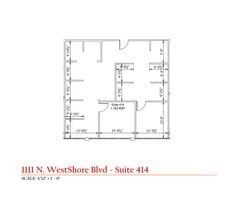 1111 N Westshore Blvd, Tampa, FL à louer Plan d’étage- Image 1 de 1