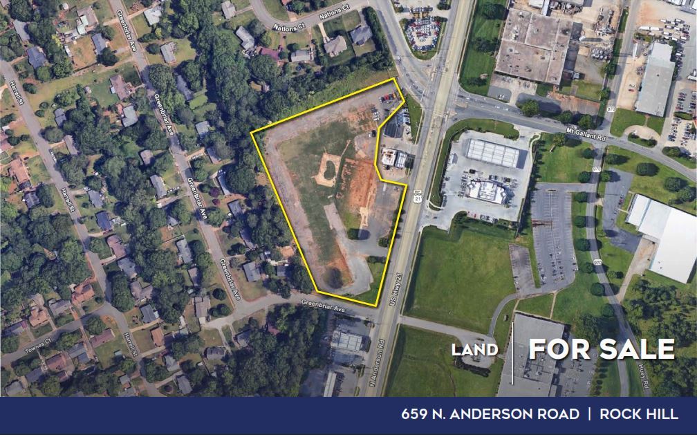 659 N Anderson Rd, Rock Hill, SC à vendre Photo du bâtiment- Image 1 de 5