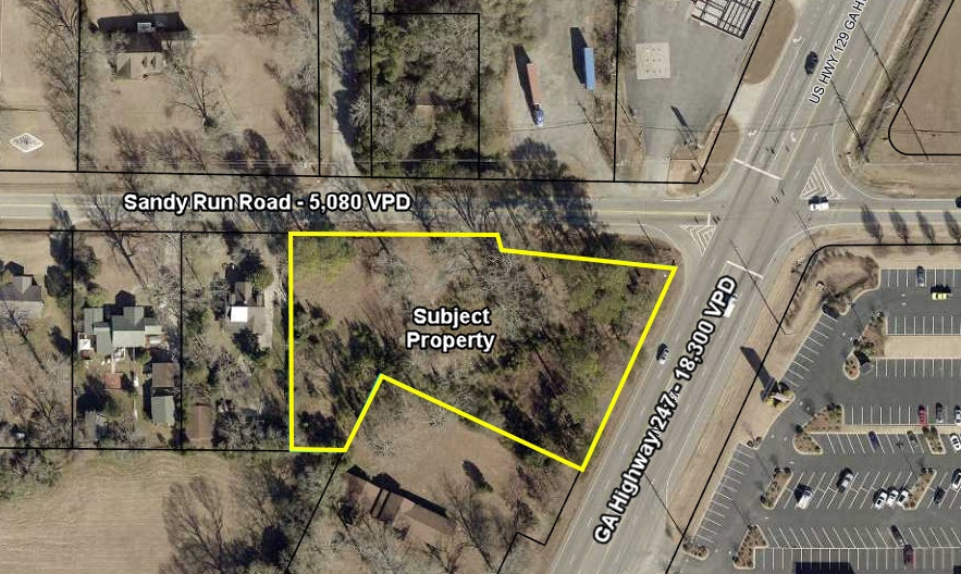 102 Sandy Run Rd, Warner Robins, GA à vendre - Aérien - Image 2 de 2