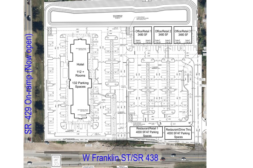 501 W Franklin St, Ocoee, FL à vendre - Plan de site - Image 1 de 9