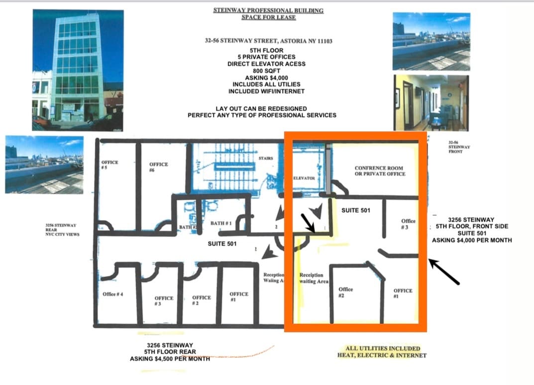 32-56 Steinway St, Astoria, NY for lease Floor Plan- Image 1 of 1