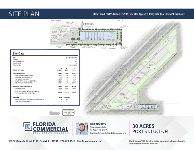 1 Glades Cut Off Rd, Port Saint Lucie, FL à vendre - Plan de site - Image 2 de 8