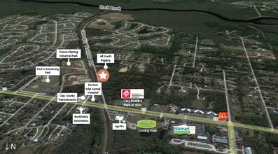 42 Sleepy Hollow Rd, Middleburg, FL - aerial  map view