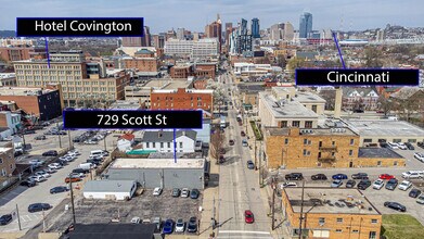729 Scott St, Covington, KY - AERIAL  map view - Image1