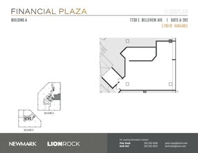7730 E Belleview Ave, Greenwood Village, CO for lease Floor Plan- Image 1 of 2