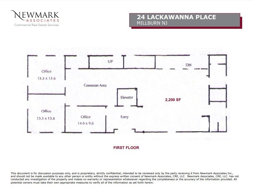 24 Lackawanna Pl, Millburn, NJ for lease Floor Plan- Image 1 of 1