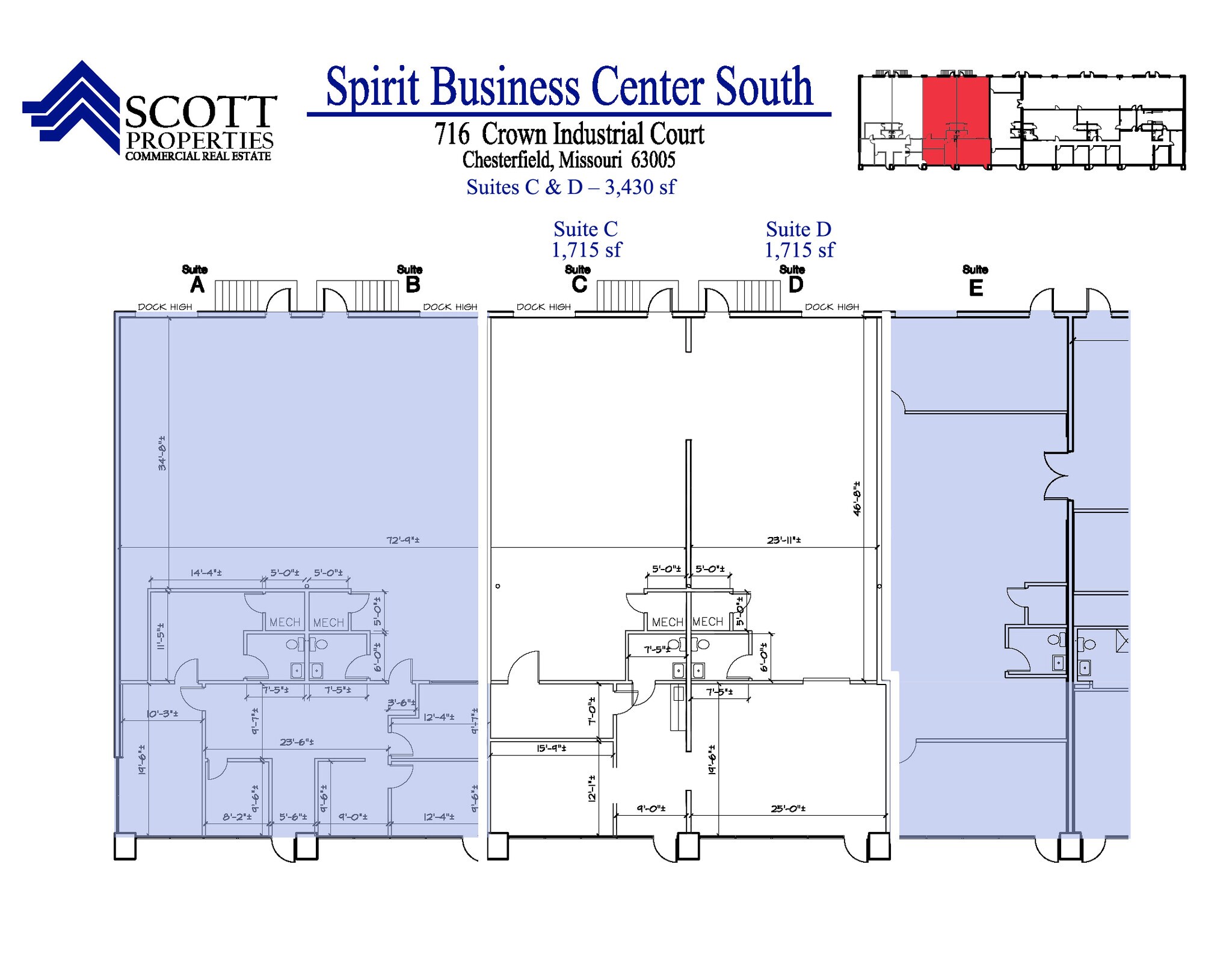 716 Crown Industrial Ct, Chesterfield, MO for lease Interior Photo- Image 1 of 1