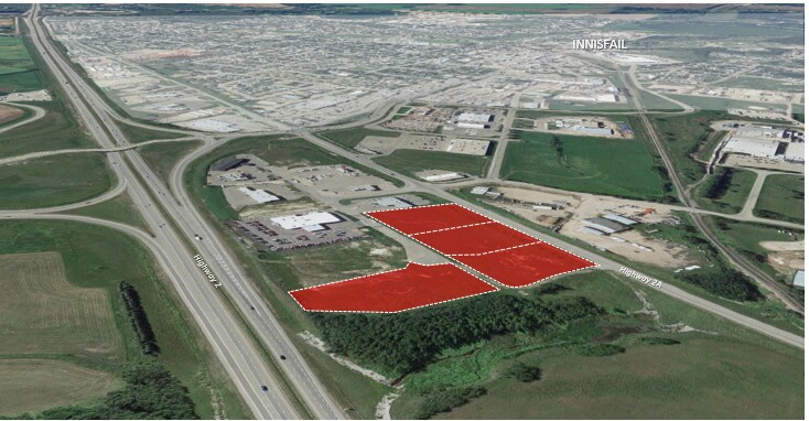 5115 40 Av, Innisfail, AB à vendre Plan de site- Image 1 de 5