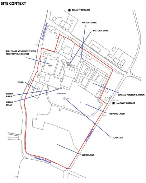 Boughton Ln, Boughton Monchelsea à vendre - Plan de site - Image 2 de 3