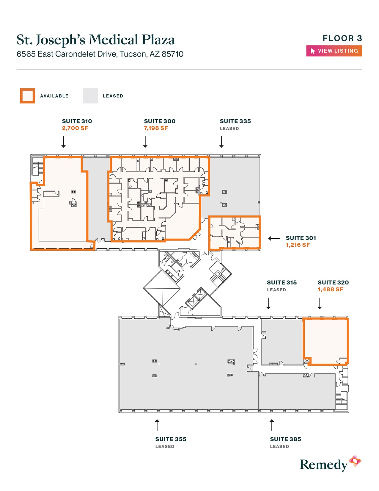6565 E Carondelet Dr, Tucson, AZ for lease Floor Plan- Image 1 of 1