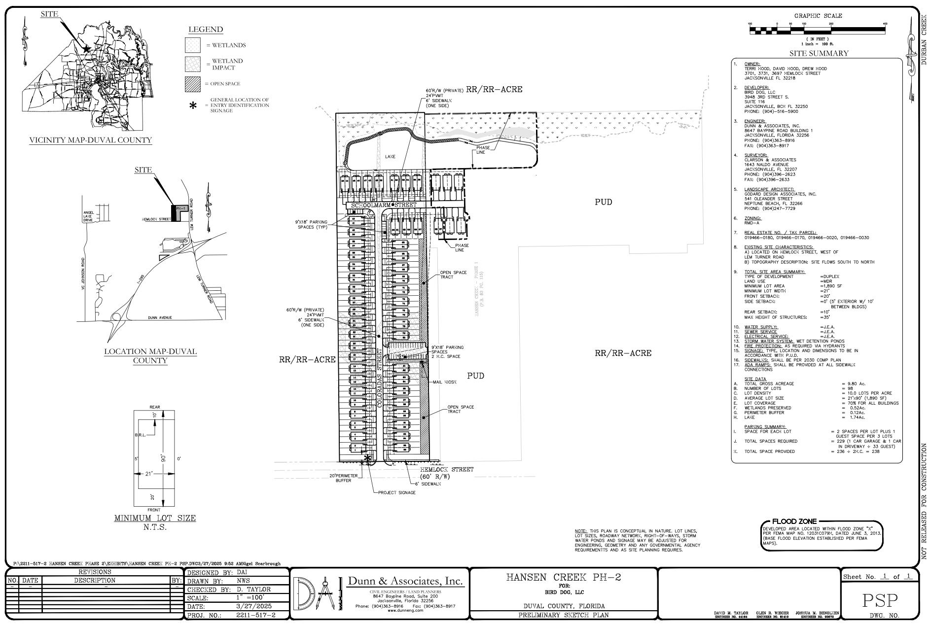 3731 Hemlock St, Jacksonville, FL for sale Site Plan- Image 1 of 2