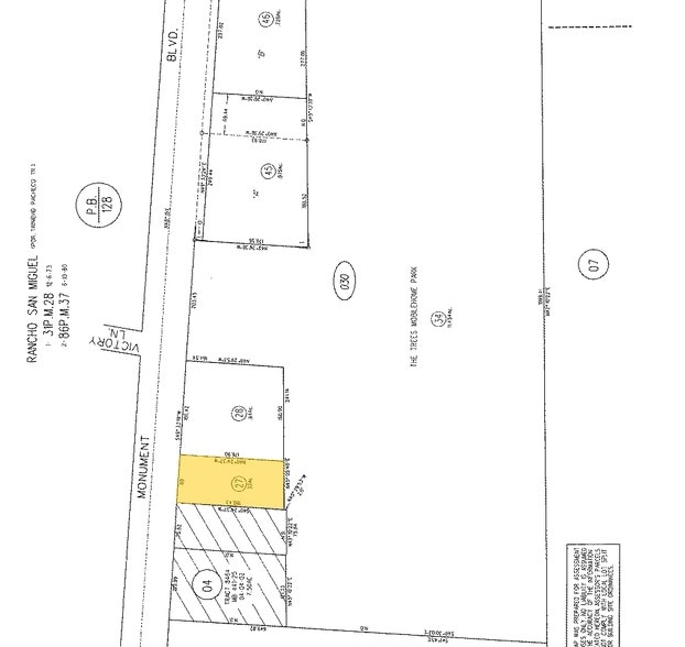 1280 Monument Blvd, Concord, CA for lease - Plat Map - Image 3 of 3