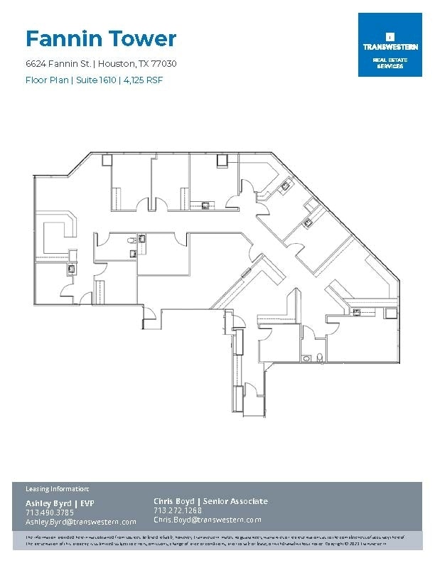 6624 Fannin St, Houston, TX for lease Floor Plan- Image 1 of 1