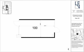 45 Sheppard Ave E, Toronto, ON for lease Floor Plan- Image 1 of 1