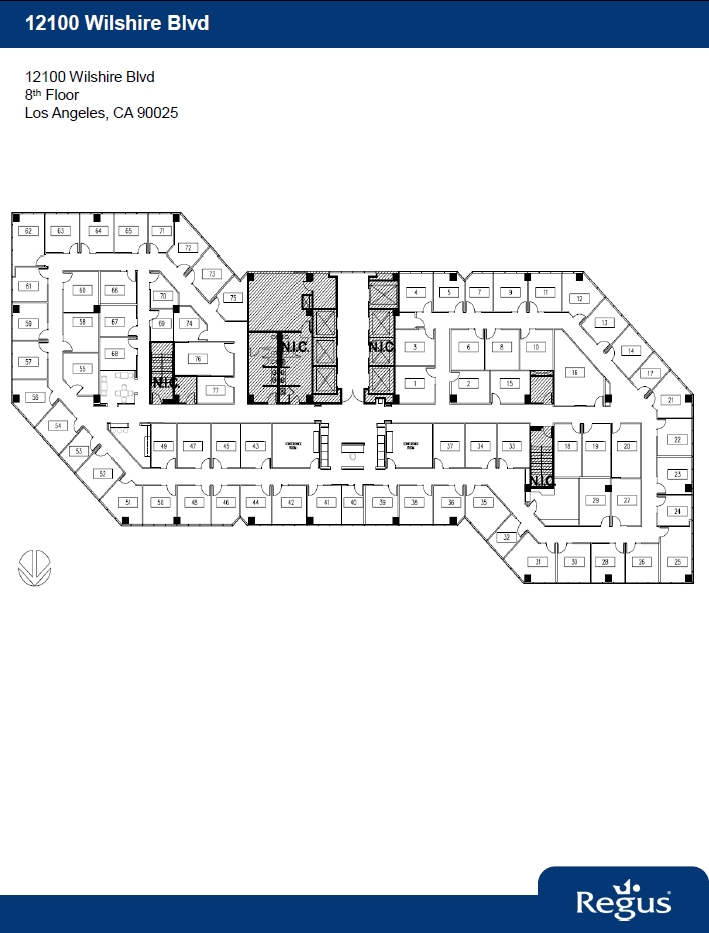 12100 Wilshire Blvd, Los Angeles, CA à louer Plan d  tage- Image 1 de 1