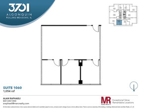 3701 Algonquin Rd, Rolling Meadows, IL à louer Plan d’étage- Image 1 de 1