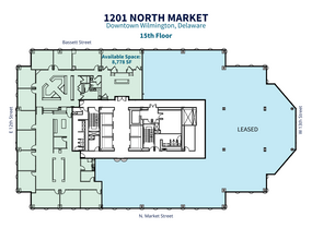 1201 N Market St, Wilmington, DE à louer Plan d  tage- Image 2 de 2