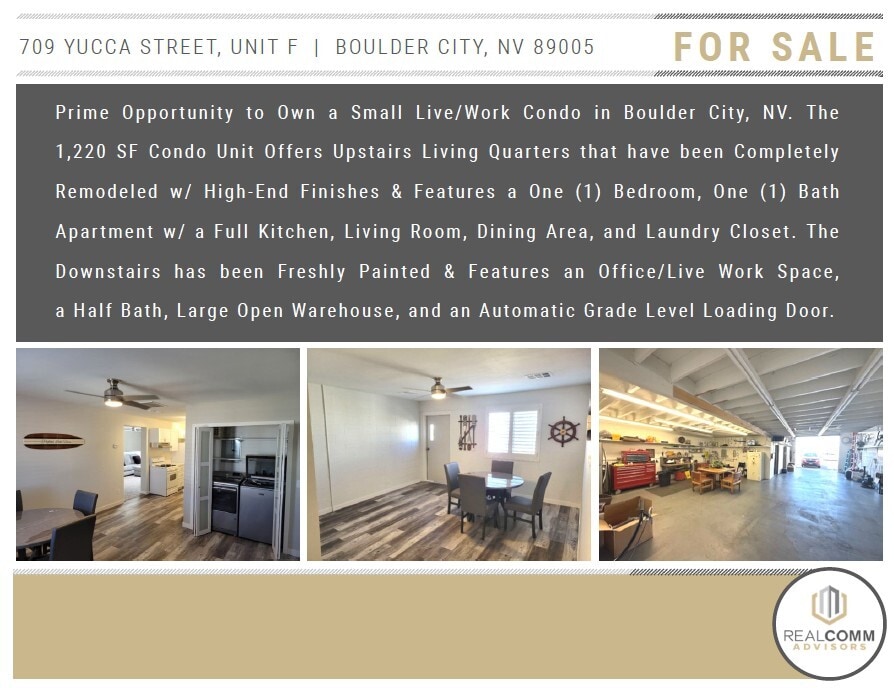 709 Yucca St, Boulder City, NV 89005 - Unité F - - Photo intérieure - Image 2 of 3