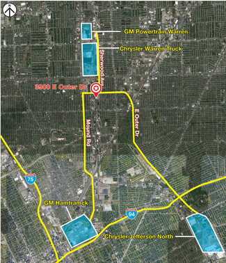 Plus de détails pour 3900 E Outer Dr, Detroit, MI - Industriel à louer