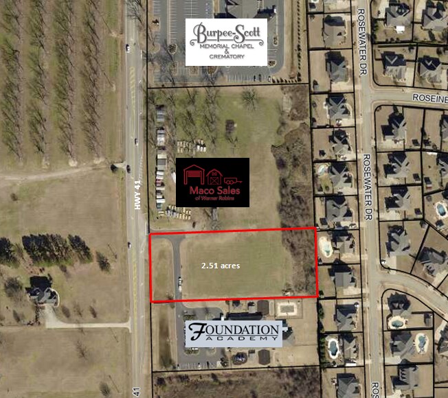 2920 Hwy 41 N, Warner Robins, GA à vendre Aérien- Image 1 de 2