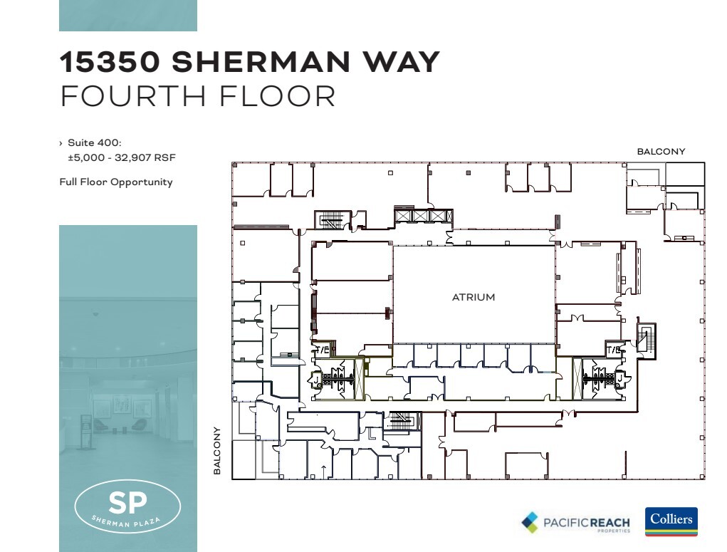 15350 Sherman Way, Van Nuys, CA à louer Plan d  tage- Image 1 de 1