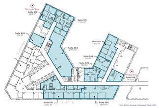 1400-1422 Euclid Ave, Cleveland, OH for lease Floor Plan- Image 1 of 1