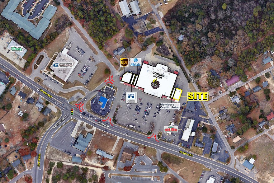3333 N Main St, Hope Mills, NC à louer - Aérien - Image 2 de 5