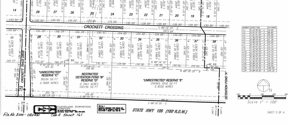 16755 Highway 105 E, Conroe, TX à vendre - Plan cadastral - Image 2 de 2