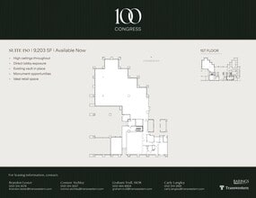 100 Congress Ave, Austin, TX à louer Plan de site- Image 1 de 1