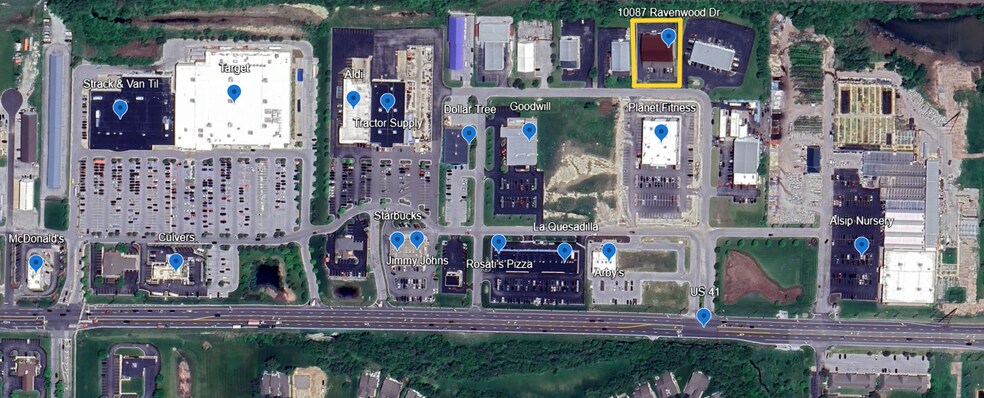 10087 Raven Wood Dr, Saint John, IN à louer - Aérien - Image 2 de 11