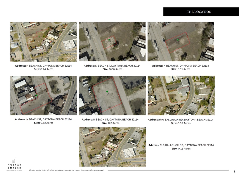 00 Beach St, Daytona Beach, FL à vendre - Plan cadastral - Image 2 de 3