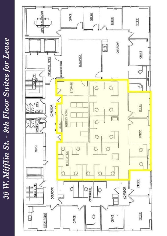 30 W Mifflin St, Madison, WI for lease Floor Plan- Image 1 of 1