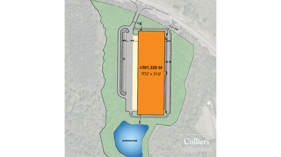 Fort Prince Blvd, Wellford, SC à louer - Plan de site - Image 2 de 3