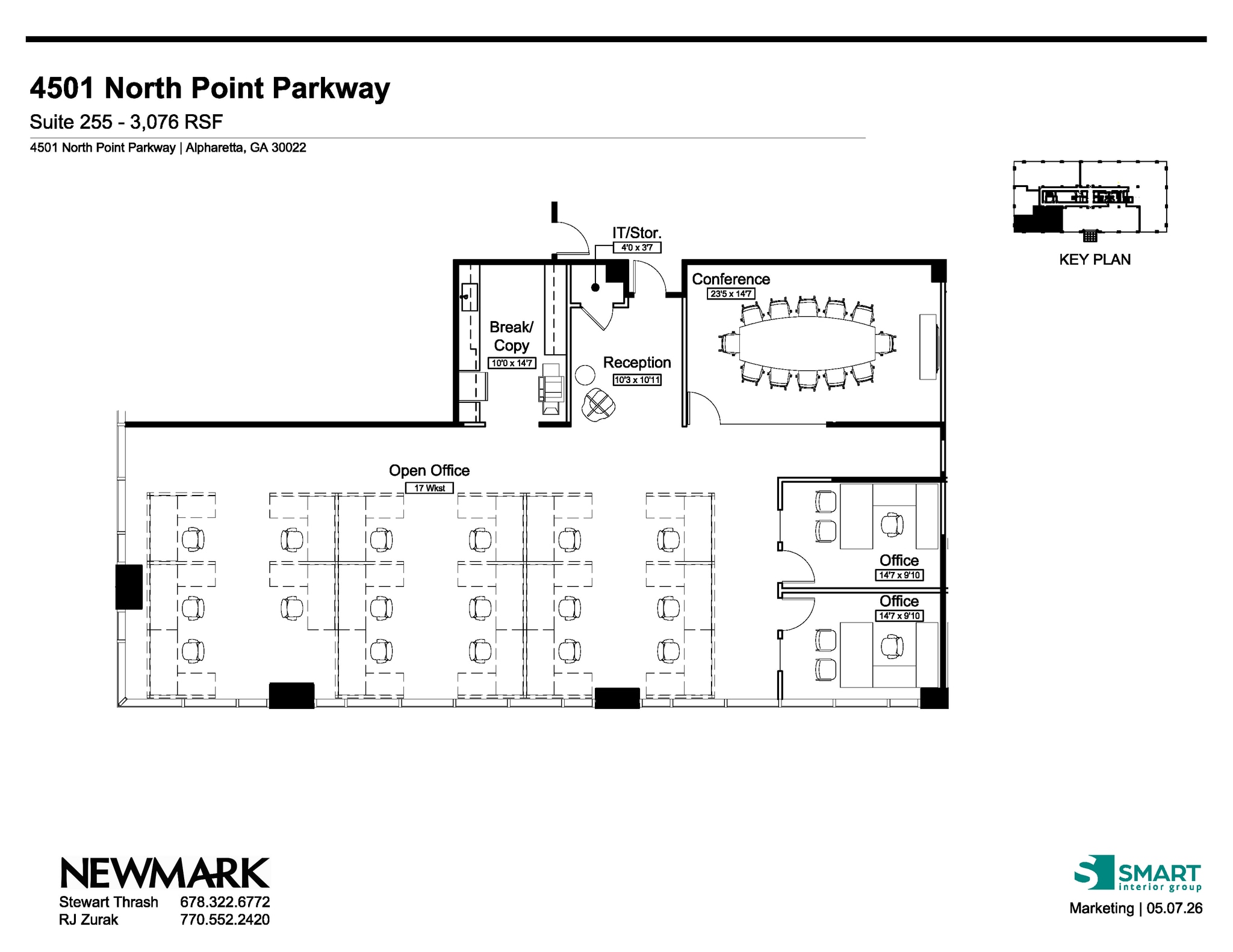 4501 North Point Pky, Alpharetta, GA for lease Floor Plan- Image 1 of 1