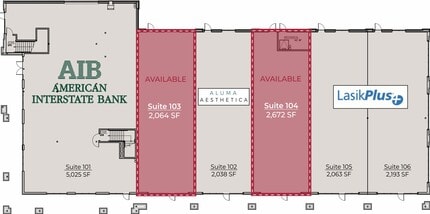 3404-3636 N 156th St, Omaha, NE à louer Plan d’étage- Image 1 de 5