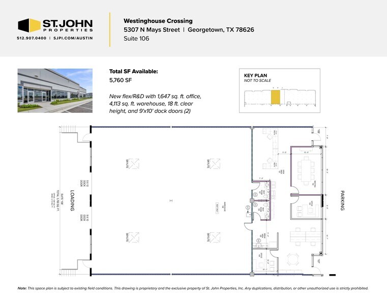 5305 N Mays St, Georgetown, TX à louer - Plan de site - Image 1 de 67