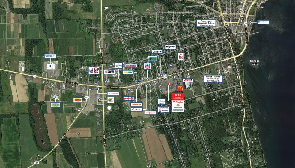 337-381 Hamilton St, Geneva, NY à louer - Aérien - Image 3 de 3