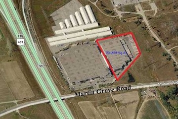 7200-7250 Martin Grove Rd, Vaughan, ON for lease - Aerial - Image 3 of 5