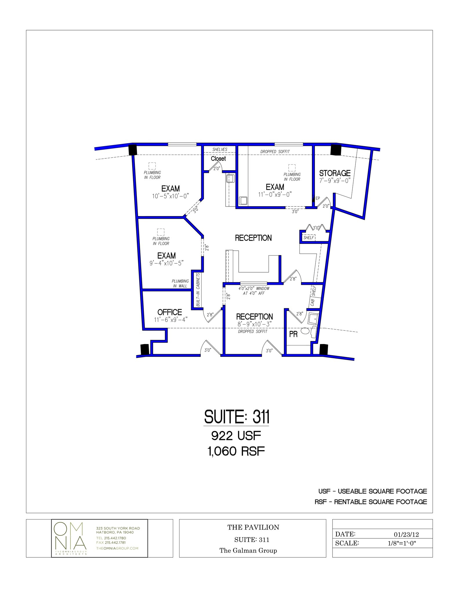 261 Old York Rd, Jenkintown, PA à louer Plan d’étage- Image 1 de 1