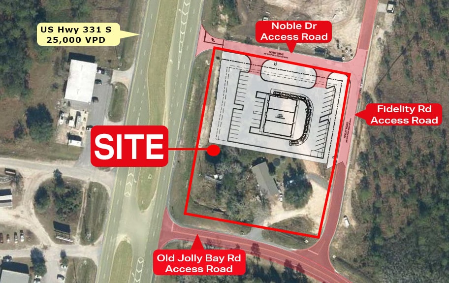 16485 US Hwy 331, Freeport, FL for lease - Site Plan - Image 3 of 6