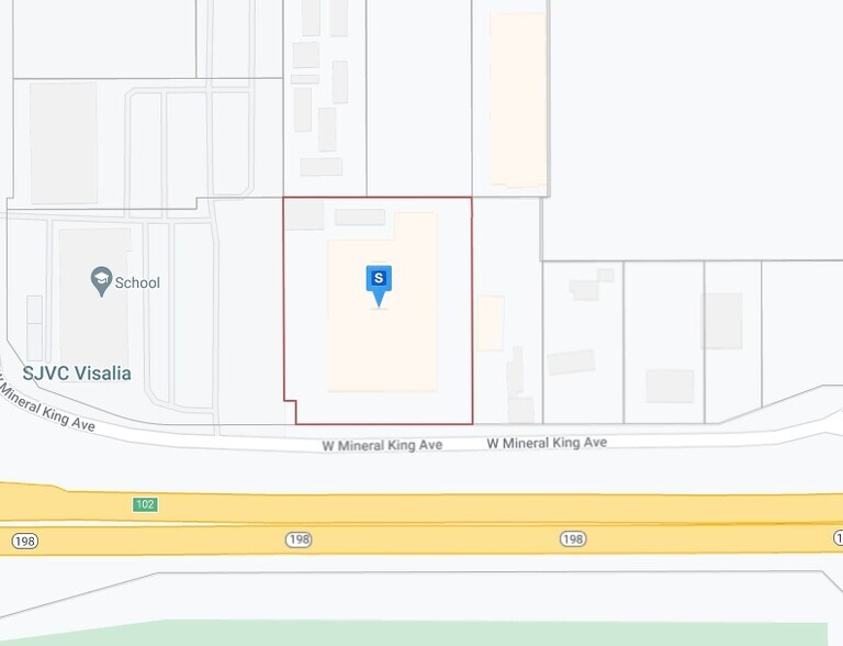8246 W Mineral King Ave, Visalia, CA for lease - Plat Map - Image 3 of 12