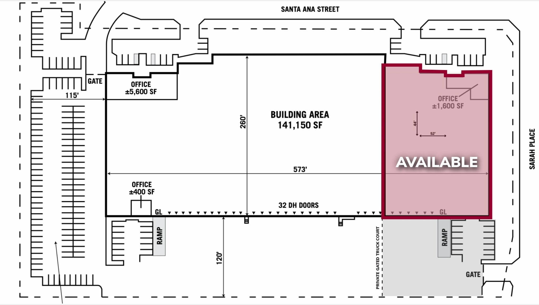 5120-5130 Santa Ana St, Ontario, CA for lease Site Plan- Image 1 of 1