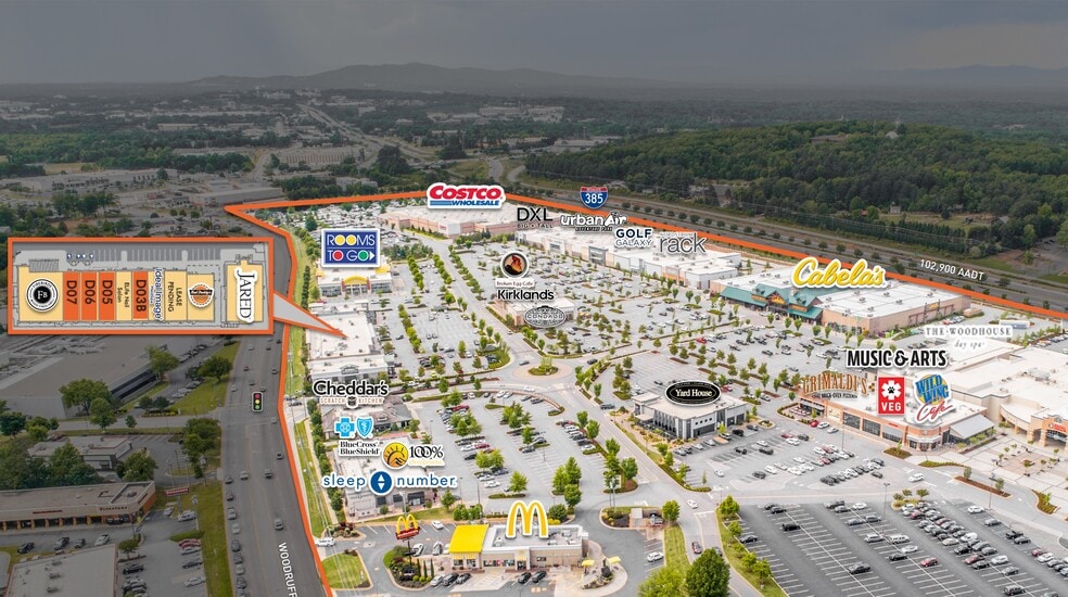 1025 Woodruff Rd, Greenville, SC for lease - Building Photo - Image 2 of 38