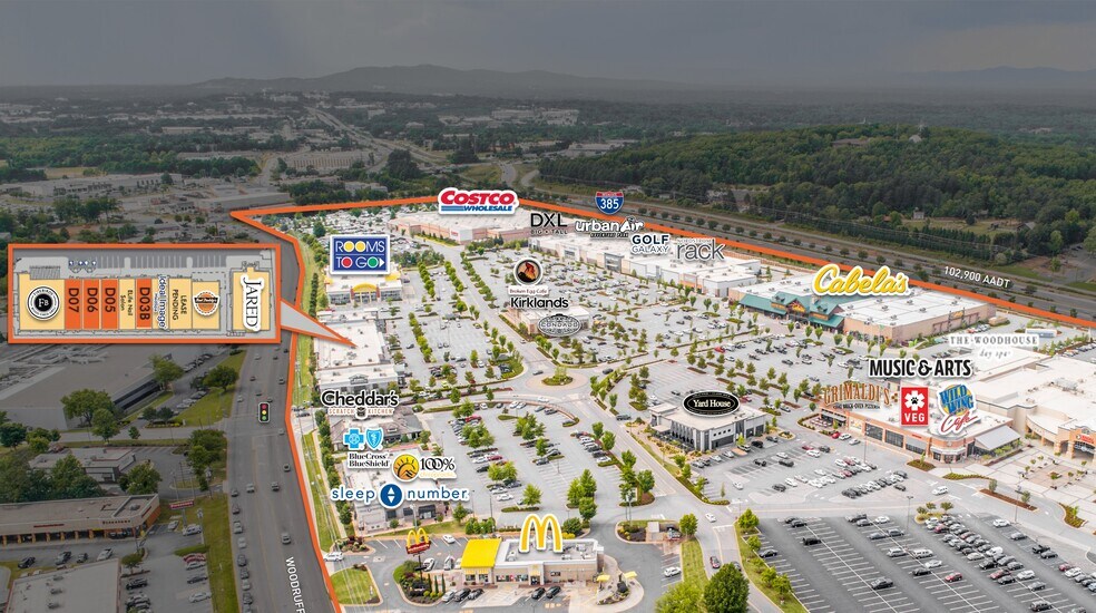 1025 Woodruff Rd, Greenville, SC à louer - Photo du bâtiment - Image 2 de 38