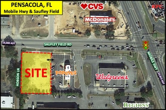 4515 Saufley Field Rd, Pensacola, FL - Aerial map view