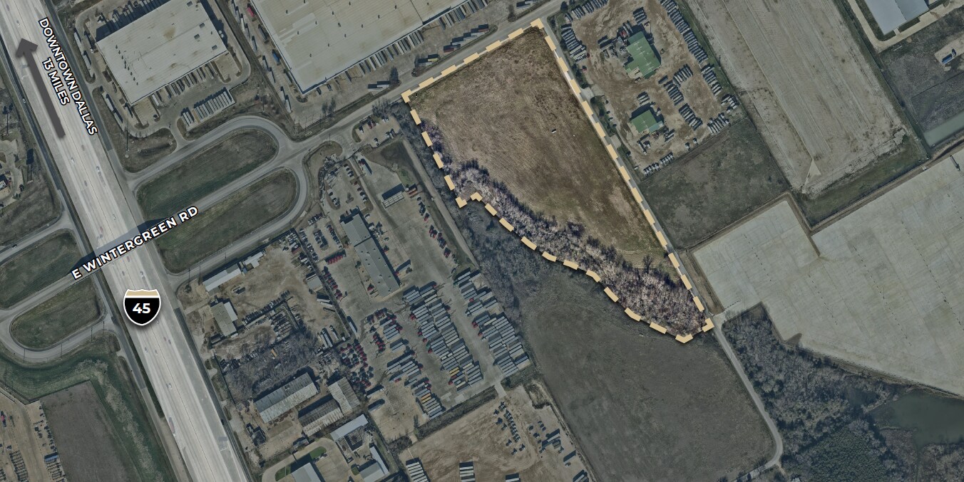 725 E Wintergreen Rd, Hutchins, TX à vendre Photo du bâtiment- Image 1 de 3